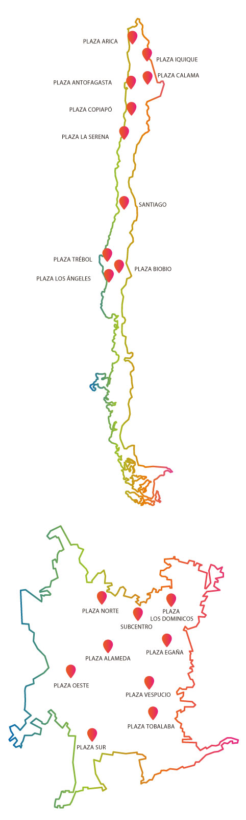 mapa cine