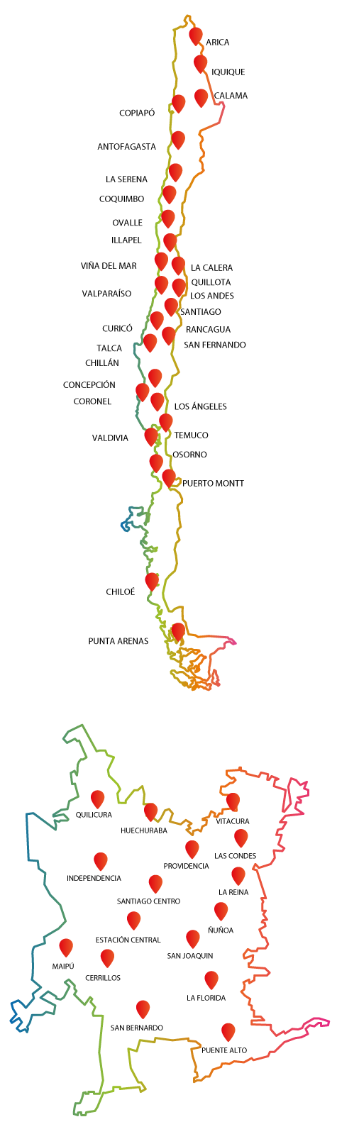 mapa cine